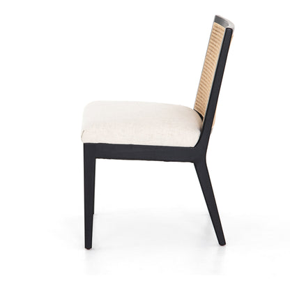 Antonia Cane Armless Dining Chair by Four Hands in toasted nettlewood. Made from unique in a transitional style.