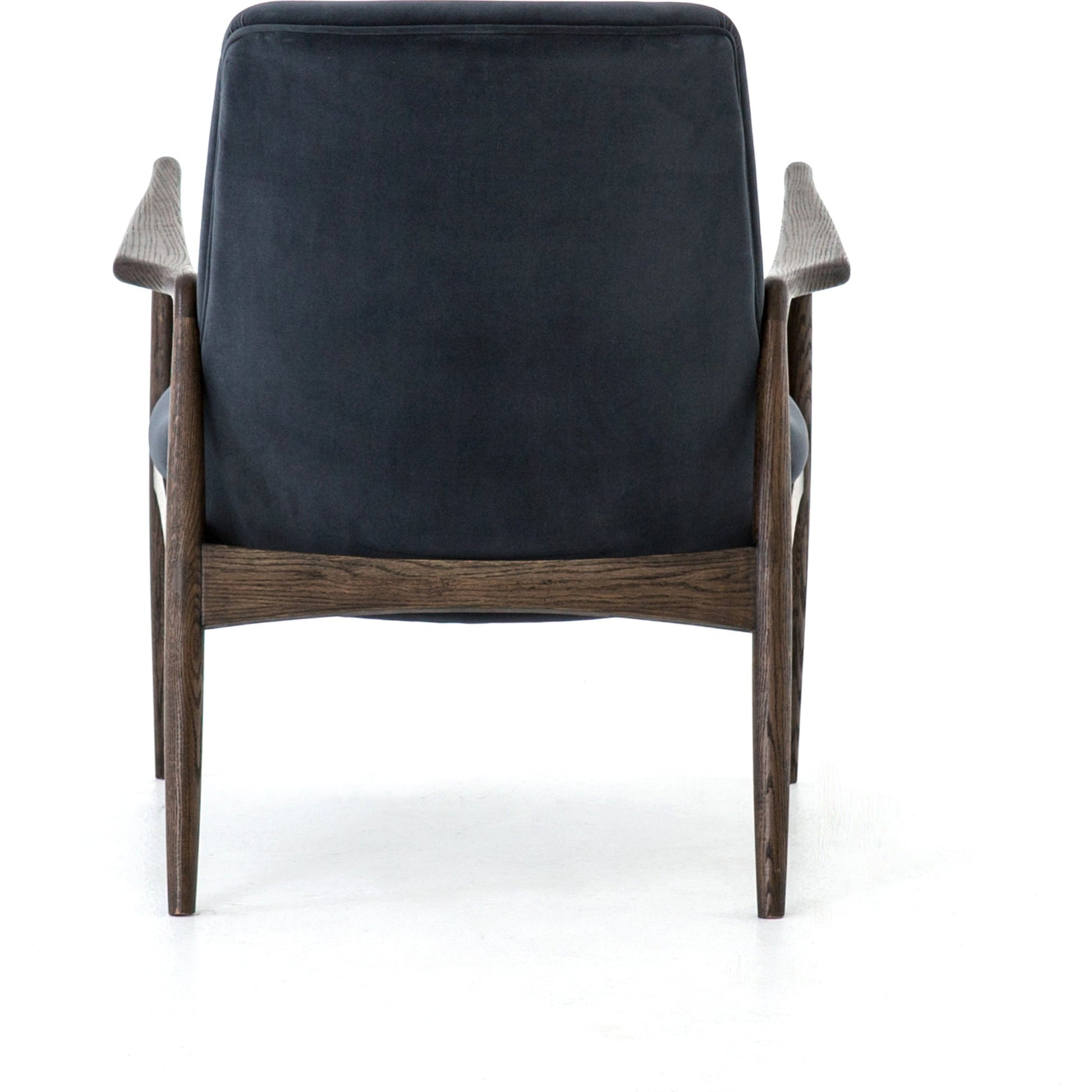 Braden Chair by Four Hands. Made from top grain leather, solid oak, 100% polyester in a modern style.