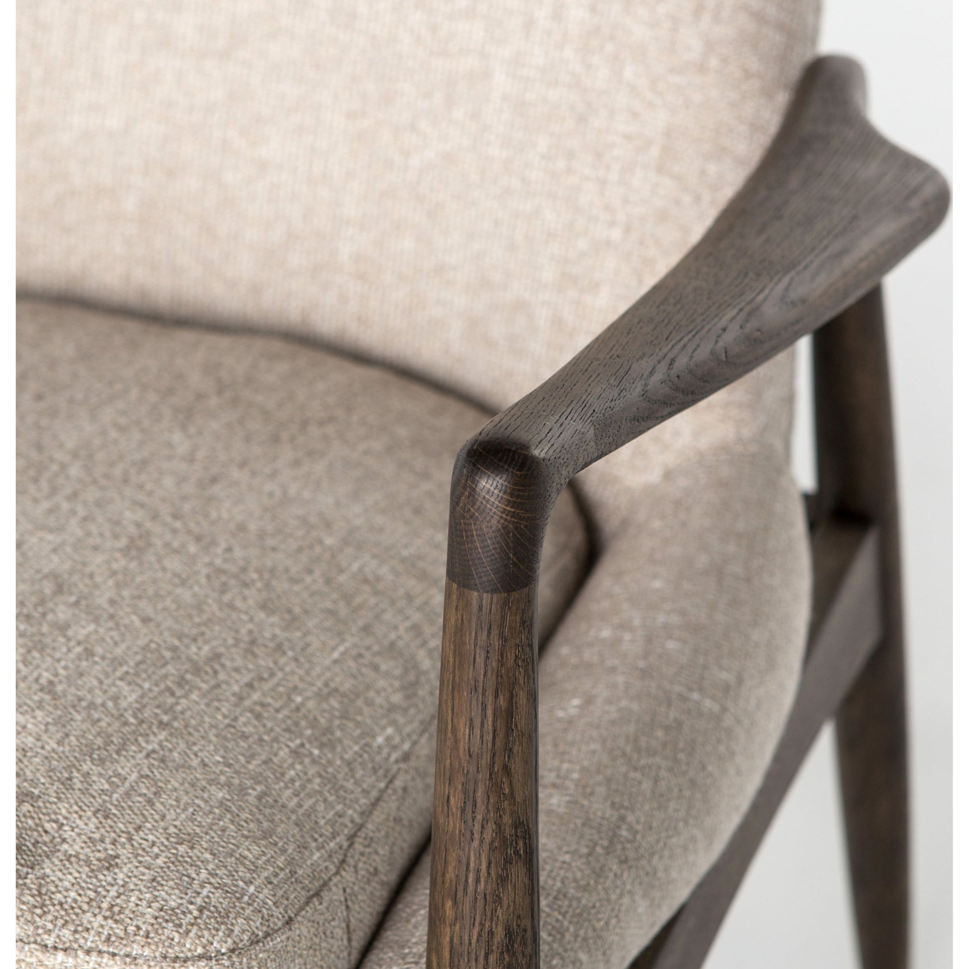 Braden Chair by Four Hands. Made from top grain leather, solid oak, 100% polyester in a modern style.