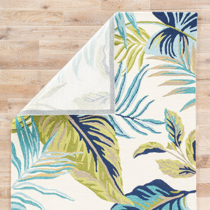 Catalina CAT52 Indoor/Outdoor Rug by Jaipur Living in blue, green. Made from 100% polypropylene in a unique style.