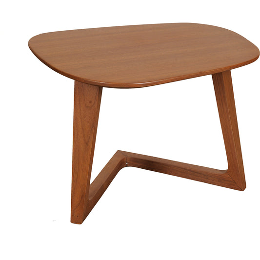 Godenza End Table by Moe's Home Collection in brown and nc lacquer (matt). Made from solid american walnut wood in a modern style.