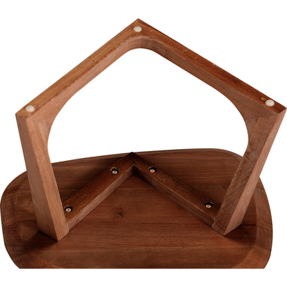 Godenza End Table by Moe's Home Collection in brown and nc lacquer (matt). Made from solid american walnut wood in a modern style.