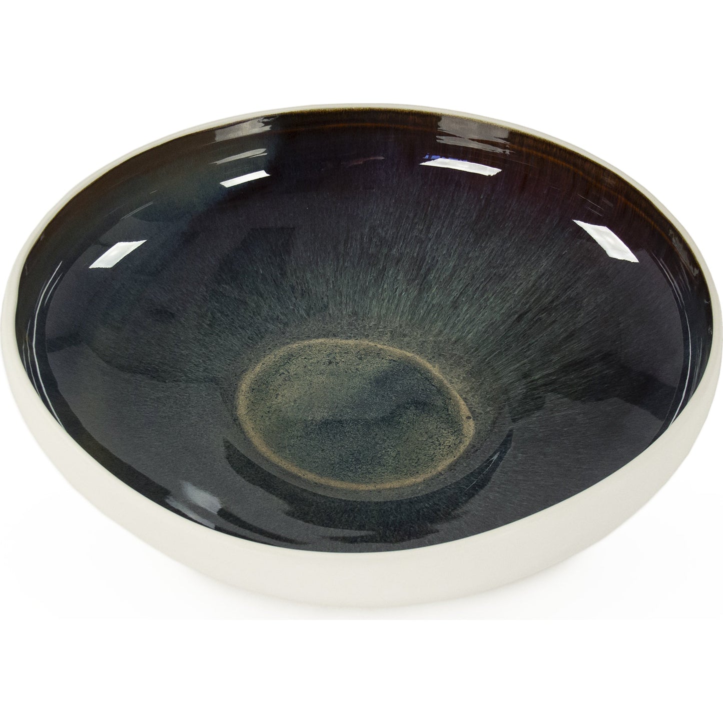 006 SR-900076 | Additional Silo | Atomic Platter by Zentique in matte white and ceramic. Made from ceramic in a coastal style.