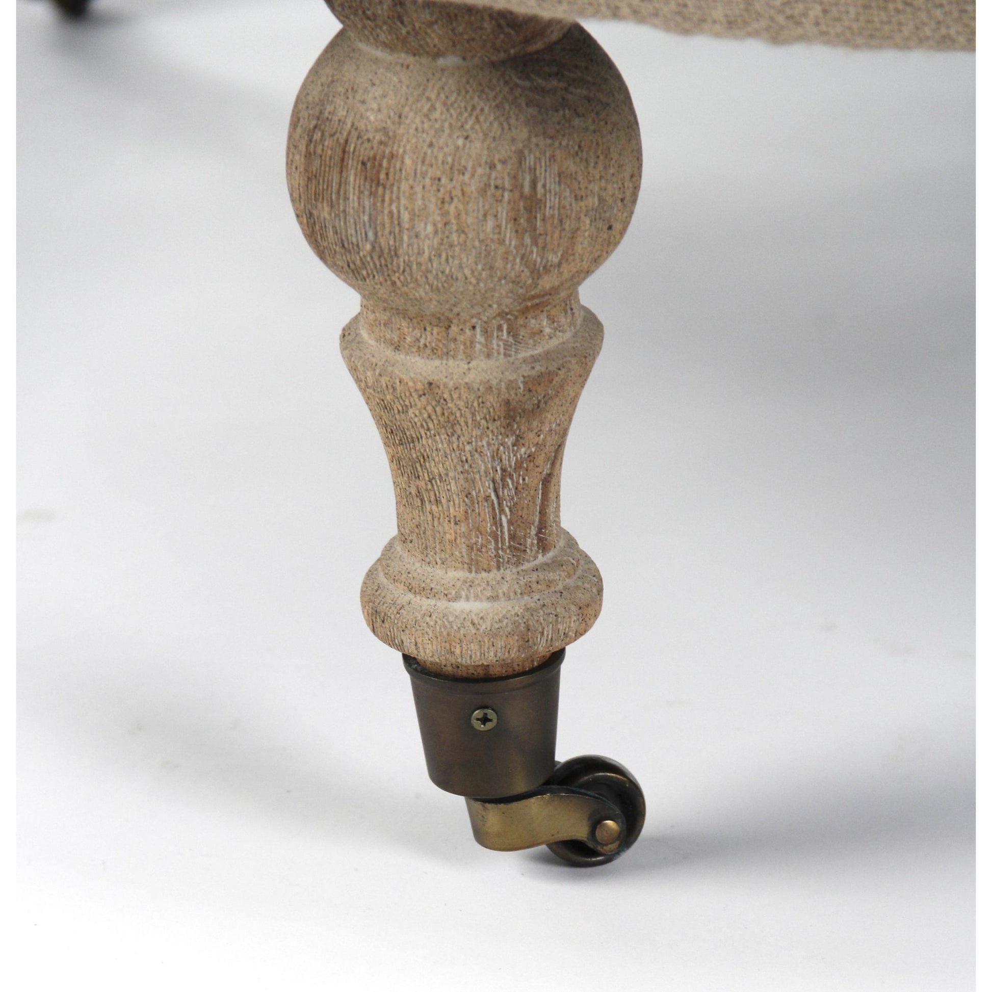 Maison Tufted Round Ottoman by Zentique. Made from unique in a traditional style.