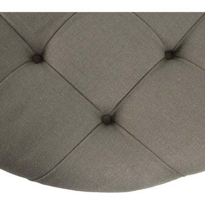 Maison Tufted Round Ottoman by Zentique. Made from unique in a traditional style.