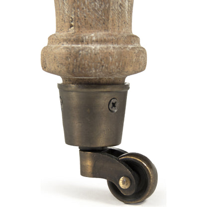 Maison Tufted Round Ottoman by Zentique. Made from unique in a traditional style.