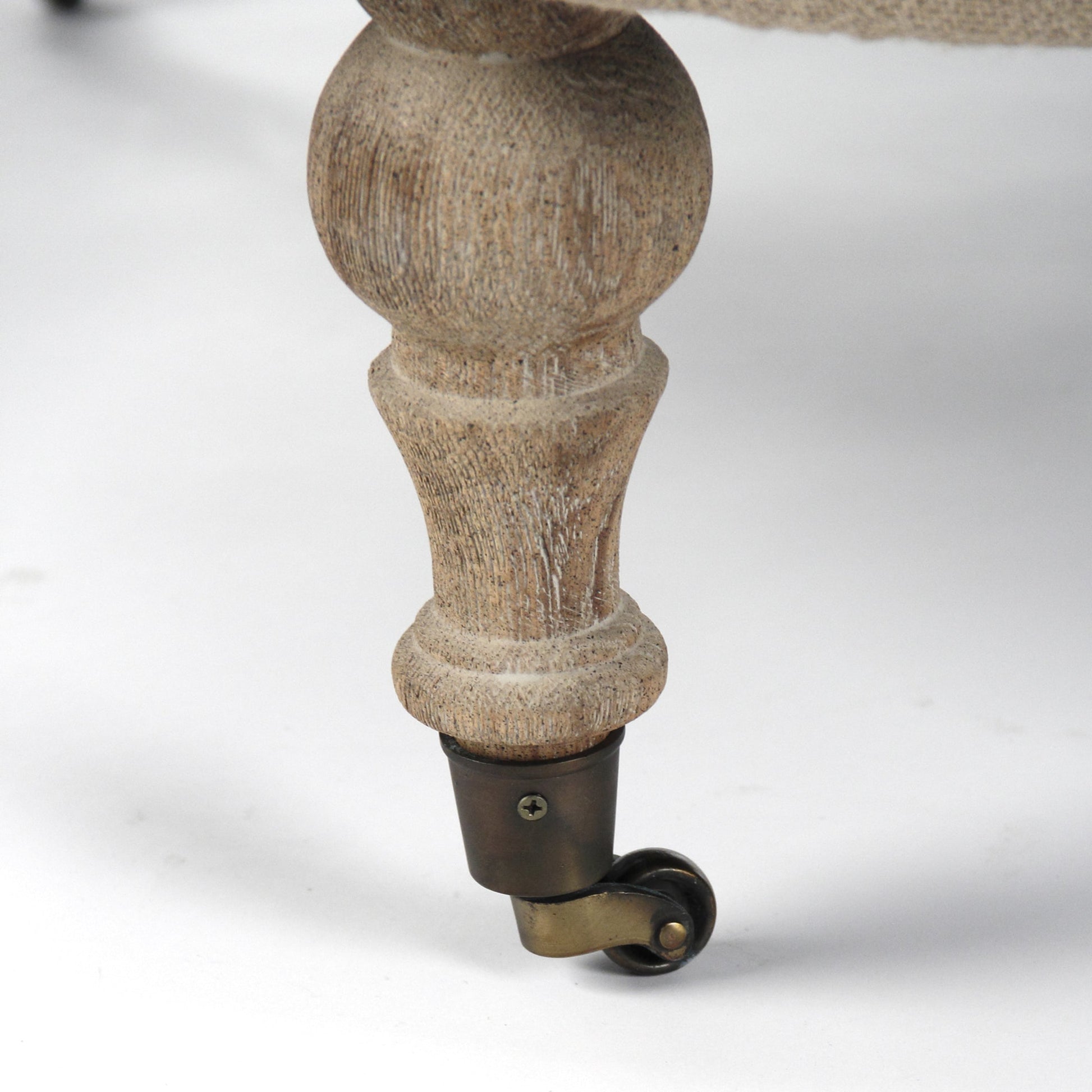 Maison Tufted Round Ottoman by Zentique. Made from unique in a traditional style.