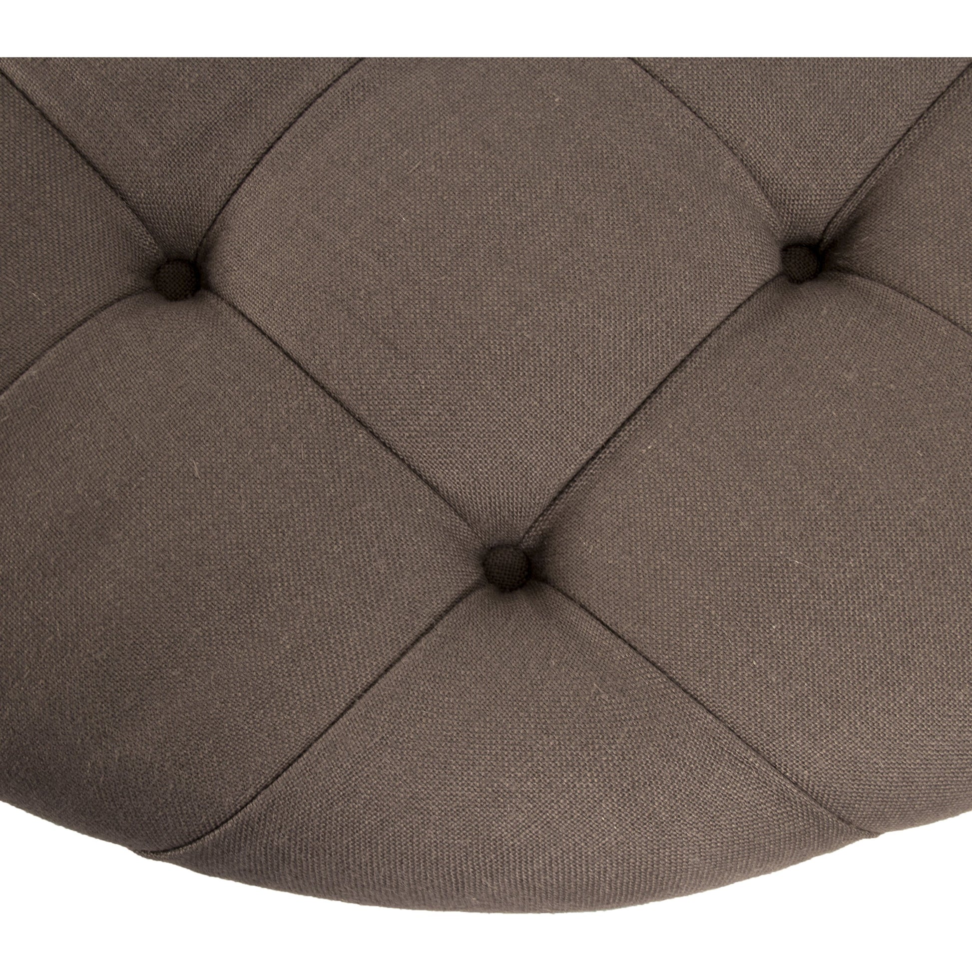 Maison Tufted Round Ottoman by Zentique. Made from unique in a traditional style.