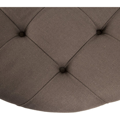 Maison Tufted Round Ottoman by Zentique. Made from unique in a traditional style.