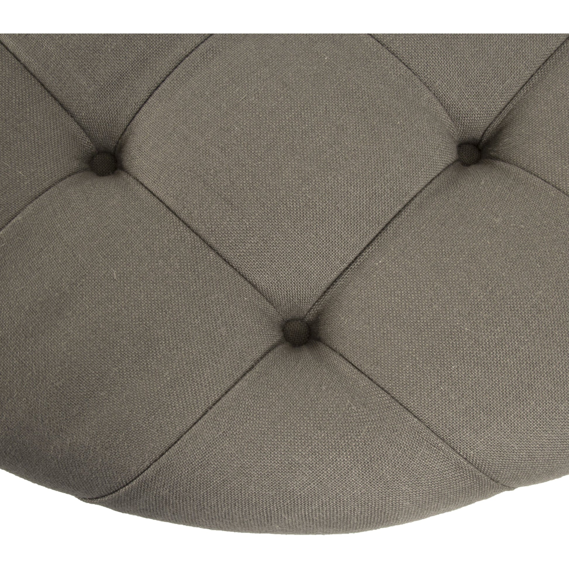 Maison Tufted Round Ottoman by Zentique. Made from unique in a traditional style.