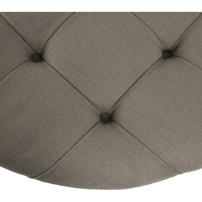 Maison Tufted Round Ottoman by Zentique. Made from unique in a traditional style.