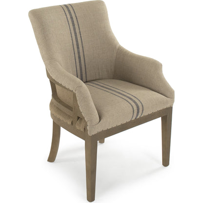 Liberte Deconstructed Arm Chair by Zentique in dry finished birch. Made from dry finished birch in a traditional style.