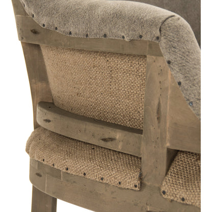 Liberte Deconstructed Arm Chair by Zentique in dry finished birch. Made from dry finished birch in a traditional style.