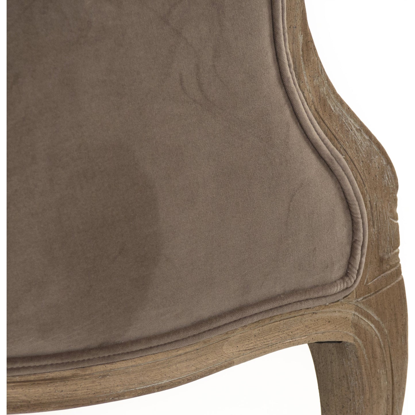 008 S-338063 | Additional Silo | Pierre Club Chair by Zentique in limed gray oak. Made from limed grey oak in a traditional style.