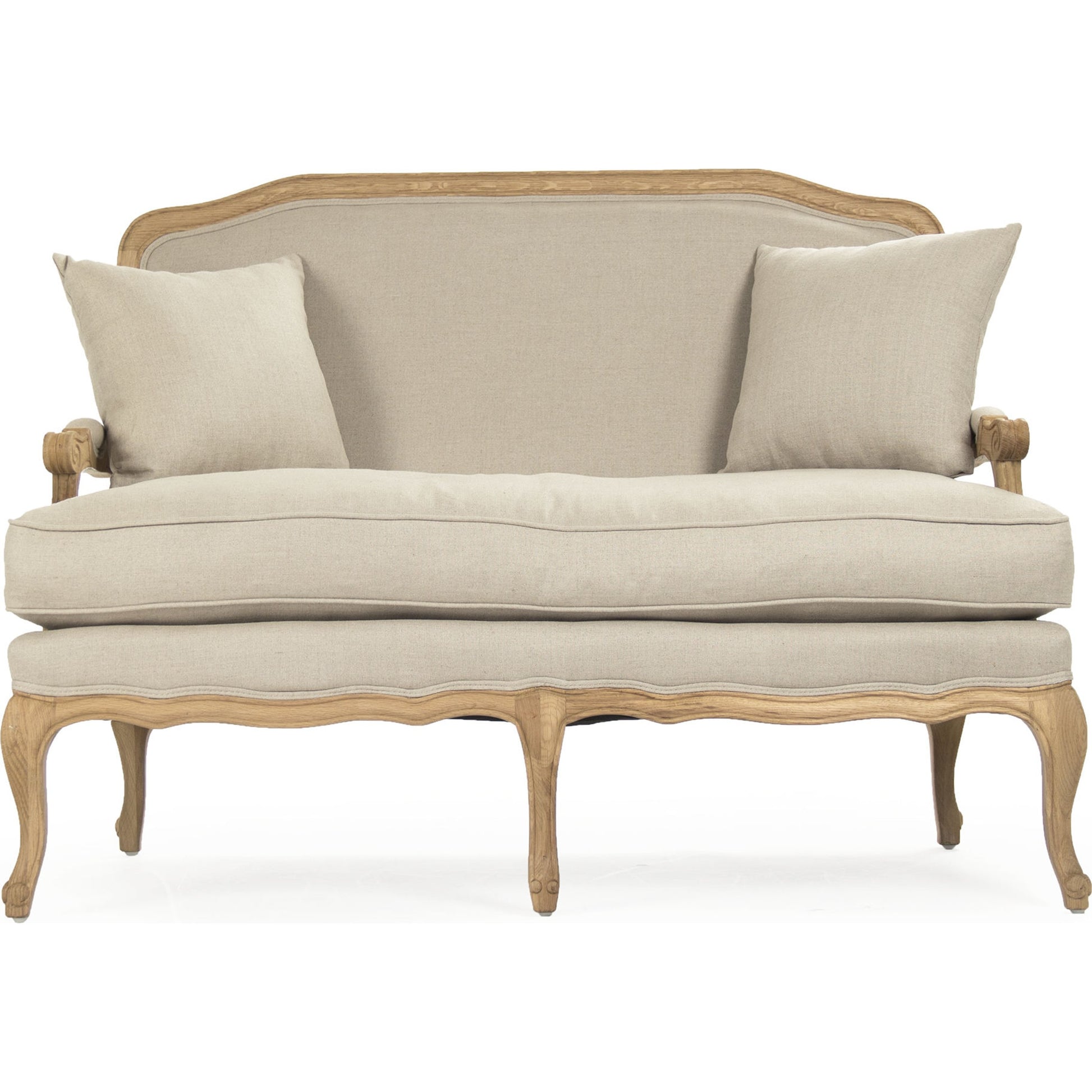 Bastille Settee by Zentique. Made from unique in a cottage & farmhouse style.
