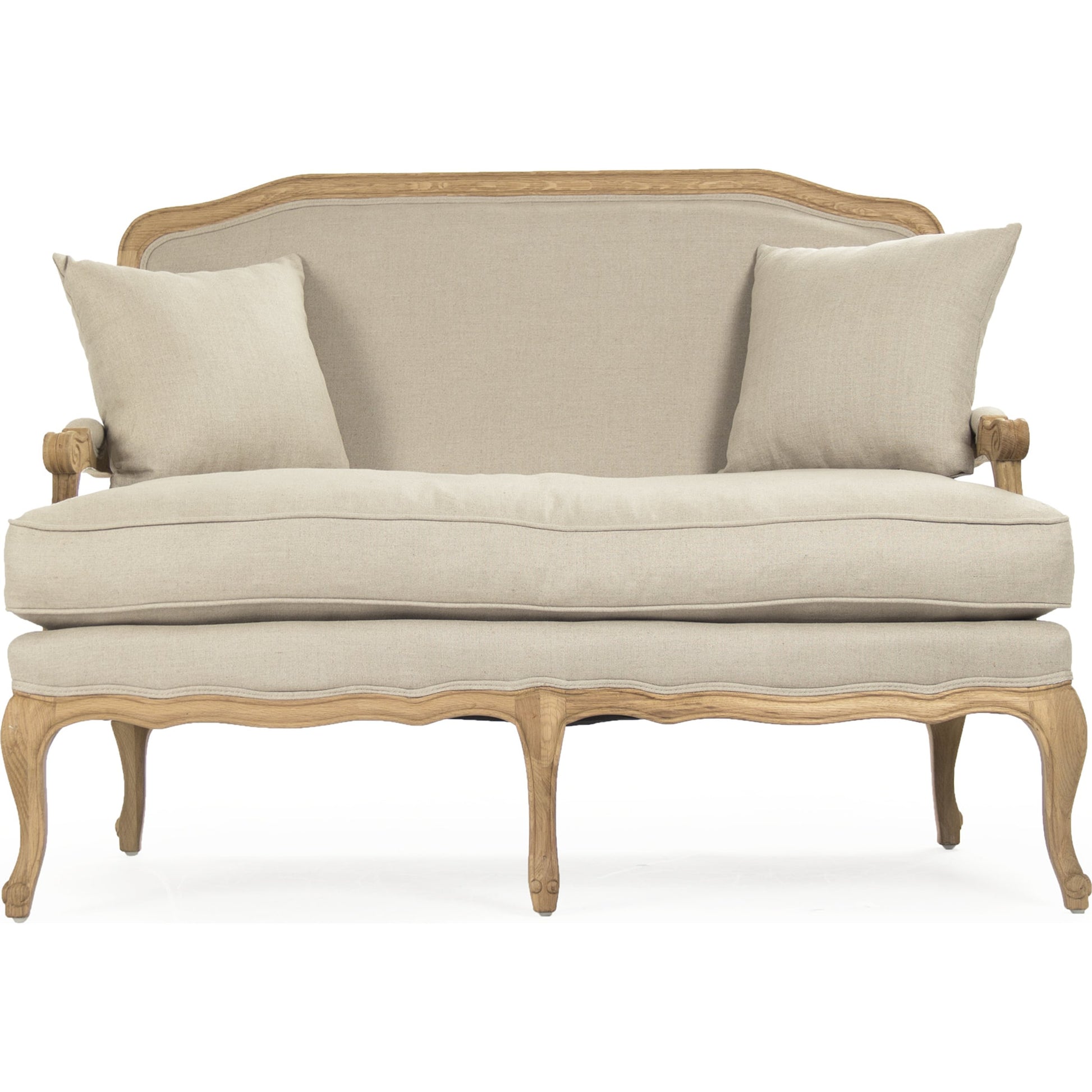 Bastille Settee by Zentique. Made from unique in a cottage & farmhouse style.