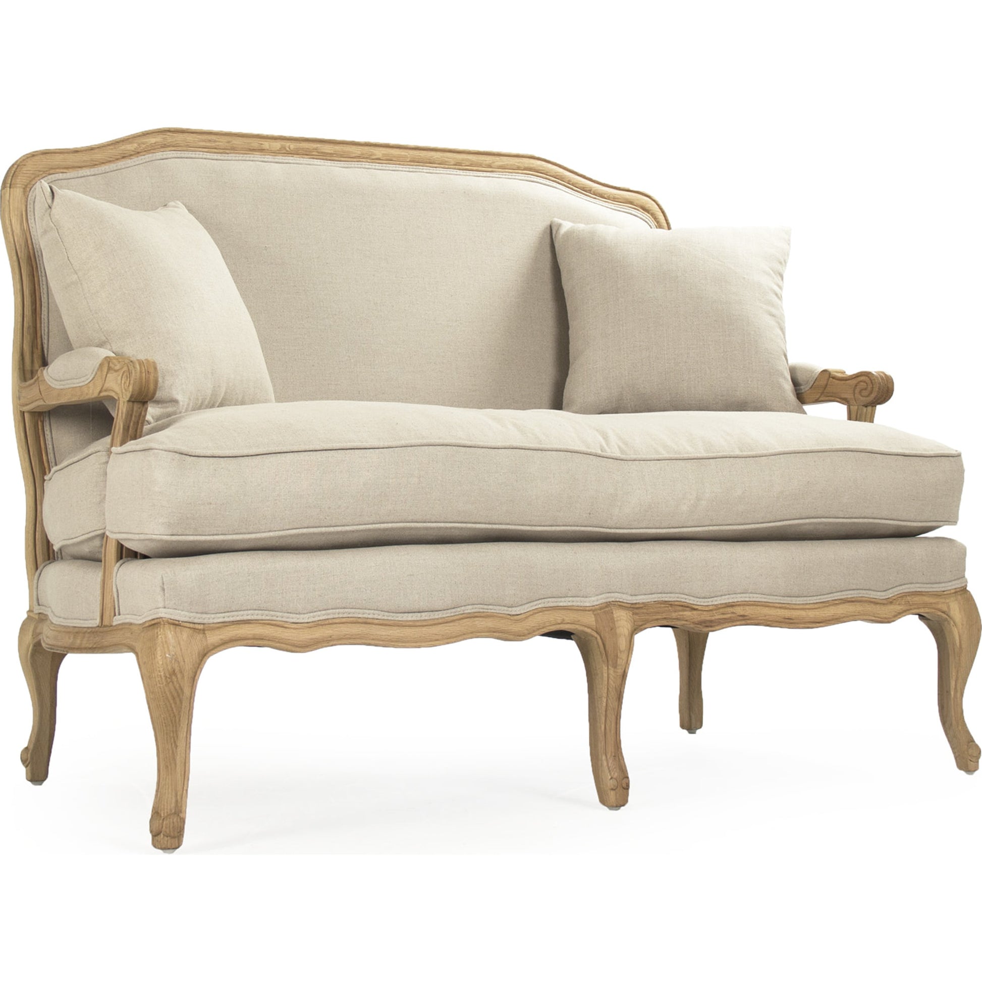 Bastille Settee by Zentique. Made from unique in a cottage & farmhouse style.