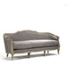 Maison Sofa by Zentique in limed gray oak. Made from limed grey oak in a traditional style.