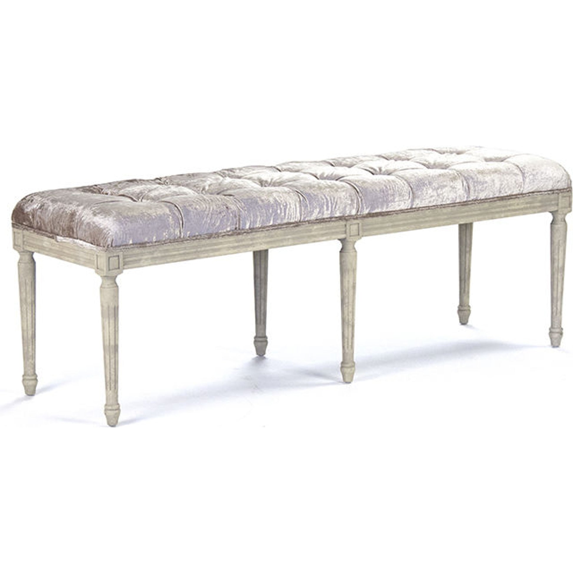 Louis Tufted Bench by Zentique. Made from unique in a traditional style.