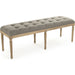 Louis Tufted Bench by Zentique. Made from unique in a traditional style.