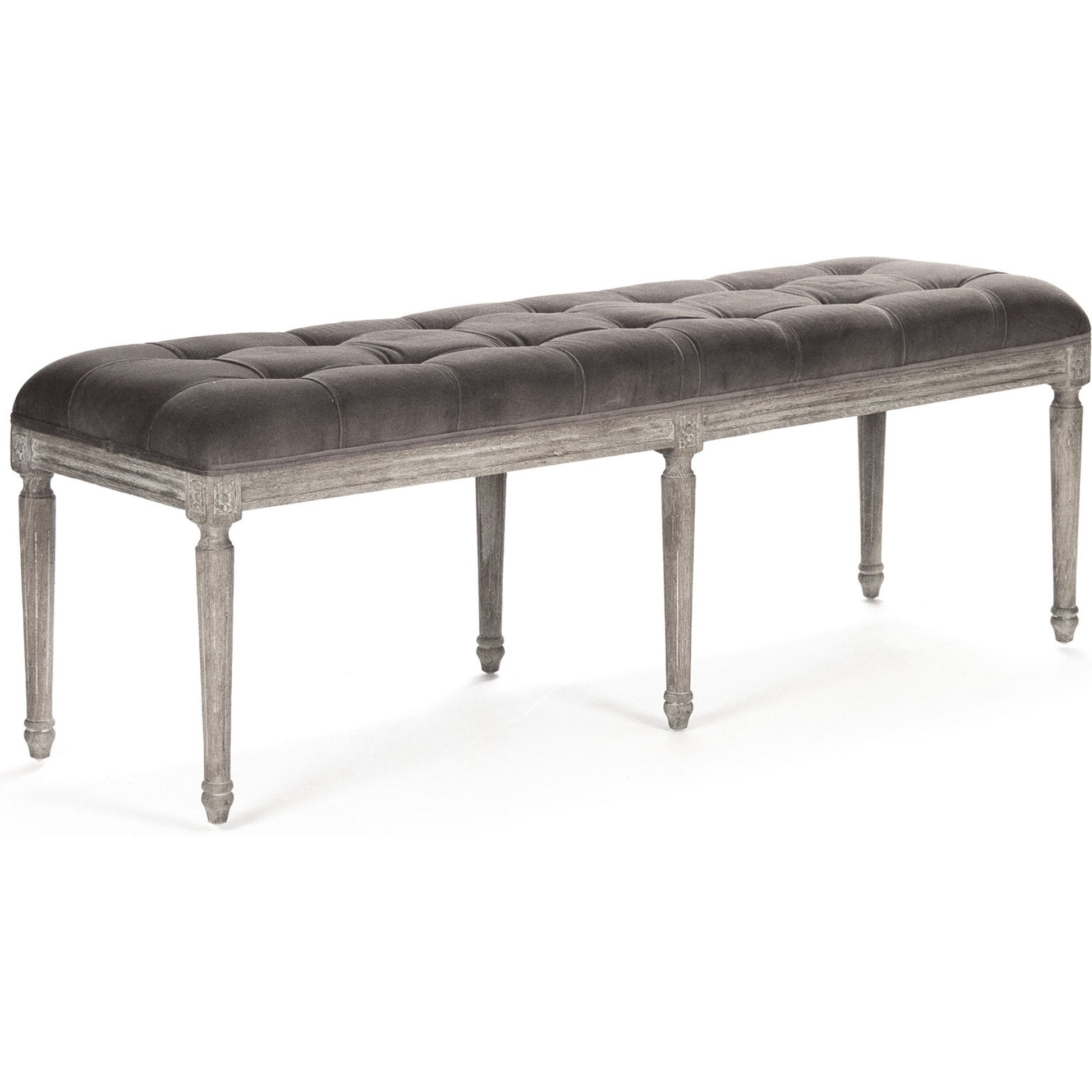 Louis Tufted Bench by Zentique. Made from unique in a traditional style.