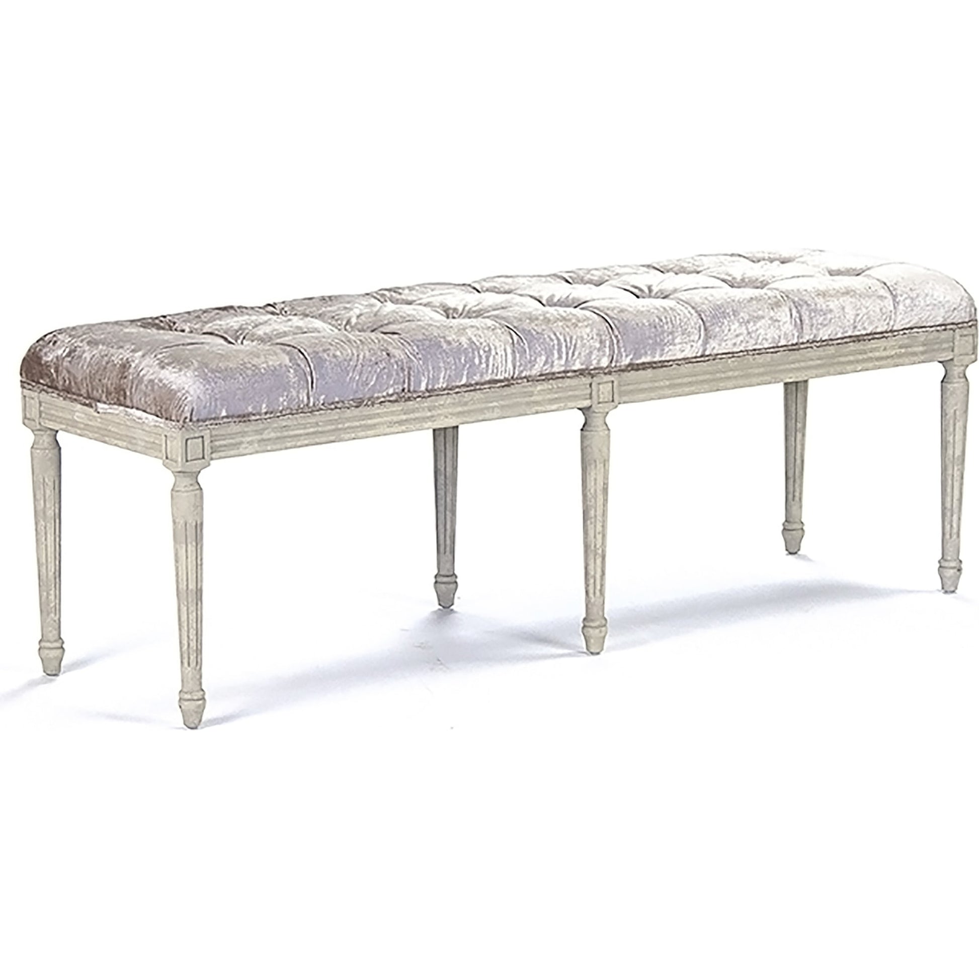 Louis Tufted Bench by Zentique. Made from unique in a traditional style.