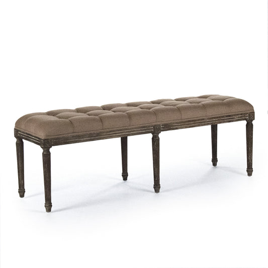 Louis Tufted Bench by Zentique. Made from unique in a traditional style.