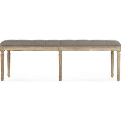 Louis Tufted Bench by Zentique. Made from unique in a traditional style.