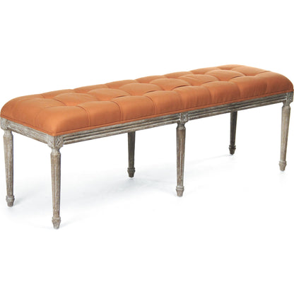 Louis Tufted Bench by Zentique. Made from unique in a traditional style.