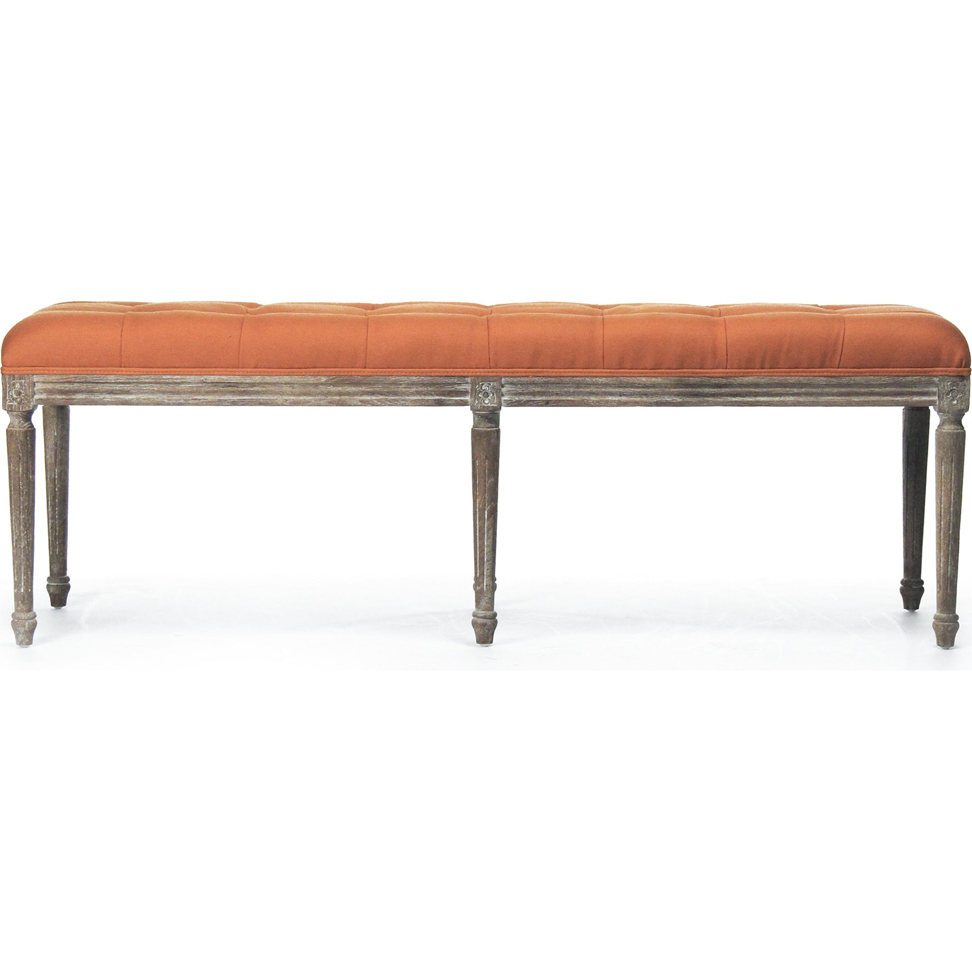 Louis Tufted Bench by Zentique. Made from unique in a traditional style.
