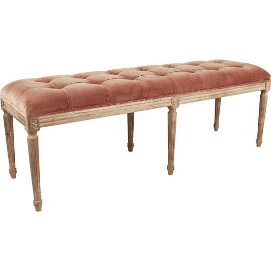 Louis Tufted Bench by Zentique. Made from unique in a traditional style.