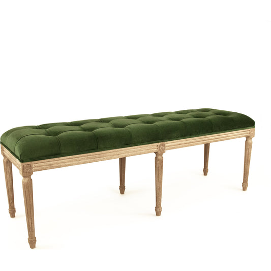 Louis Tufted Bench by Zentique. Made from unique in a traditional style.