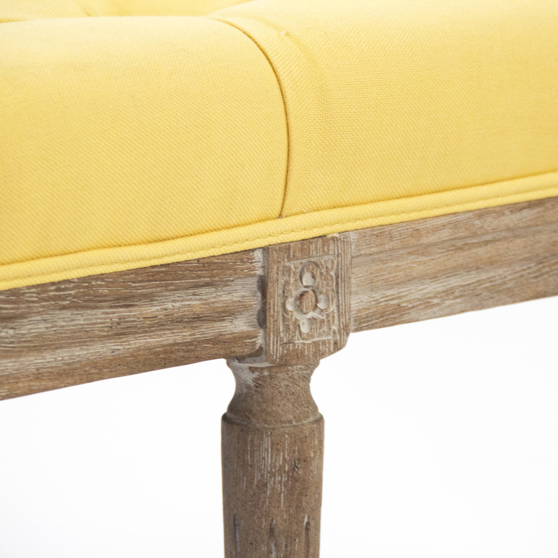 Louis Tufted Bench by Zentique. Made from unique in a traditional style.