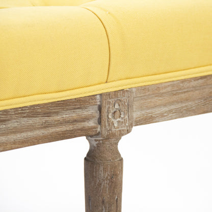 Louis Tufted Bench by Zentique. Made from unique in a traditional style.