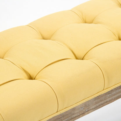 Louis Tufted Bench by Zentique. Made from unique in a traditional style.