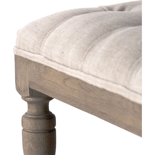Square Tufted Ottoman by Zentique. Made from unique in a traditional style.