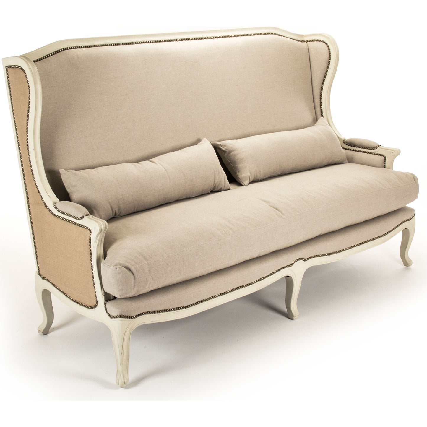 005 S-337545 | Additional Silo | Leon Sofa by Zentique. Made from limed grey oak in a traditional style.
