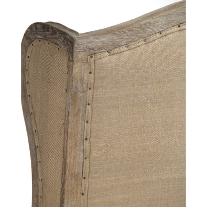 Leon Sofa by Zentique. Made from limed grey oak in a traditional style.