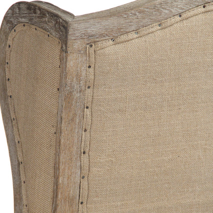 Leon Sofa by Zentique. Made from limed grey oak in a traditional style.