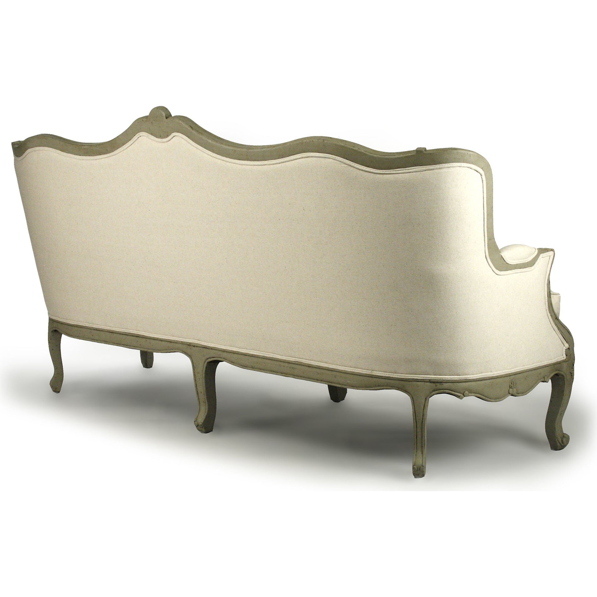 Adele Sofa by Zentique in faux olive green birch. Made from faux olive green birch in a traditional style.