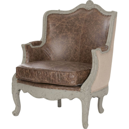 Adele Love Chair by Zentique in faux olive green birch. Made from faux olive green birch in a traditional style.
