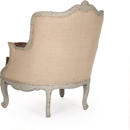 Adele Love Chair by Zentique in faux olive green birch. Made from faux olive green birch in a traditional style.