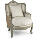 Adele Love Chair by Zentique in faux olive green birch. Made from faux olive green birch in a traditional style.