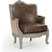Adele Love Chair by Zentique in faux olive green birch. Made from faux olive green birch in a traditional style.