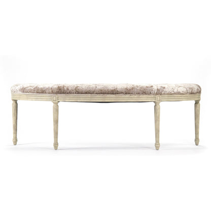 Louis Curve Bench by Zentique. Made from unique in a traditional style.