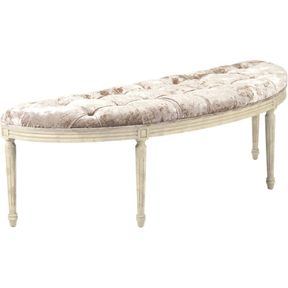 Louis Curve Bench by Zentique. Made from unique in a traditional style.