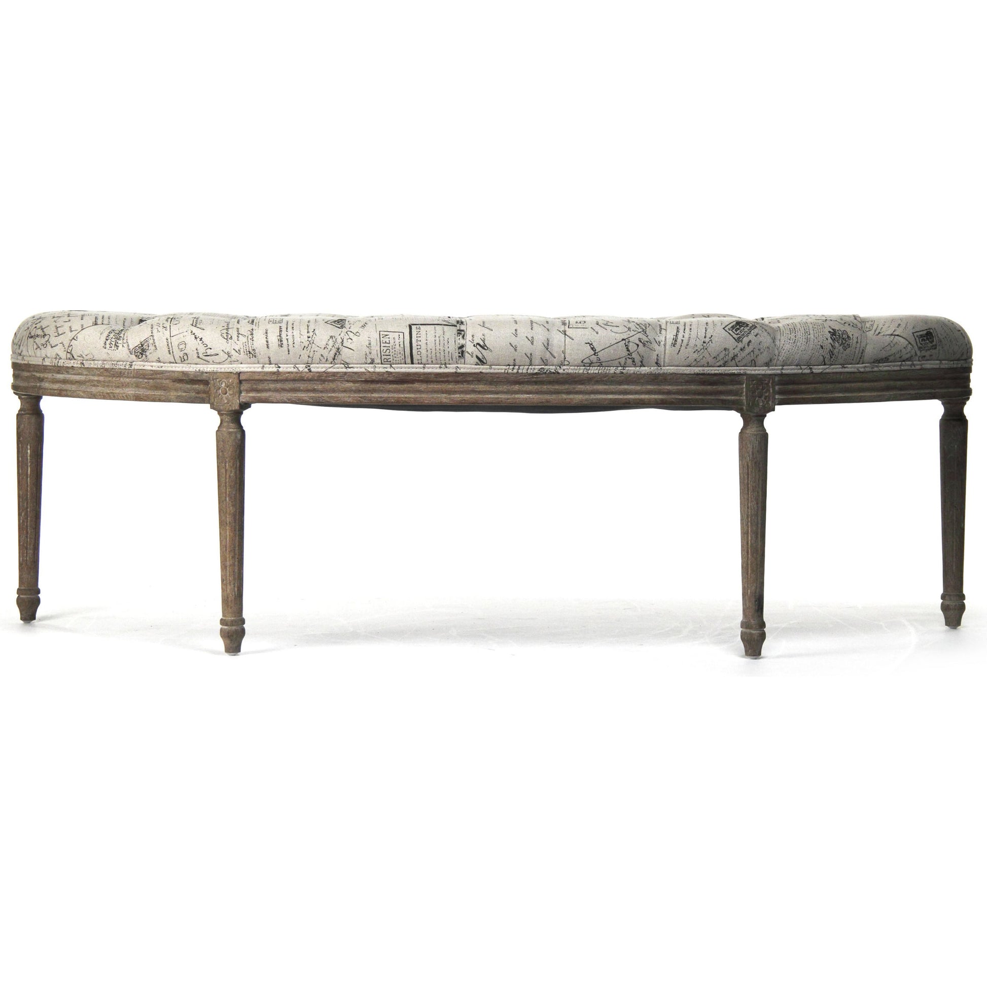 Louis Curve Bench by Zentique. Made from unique in a traditional style.