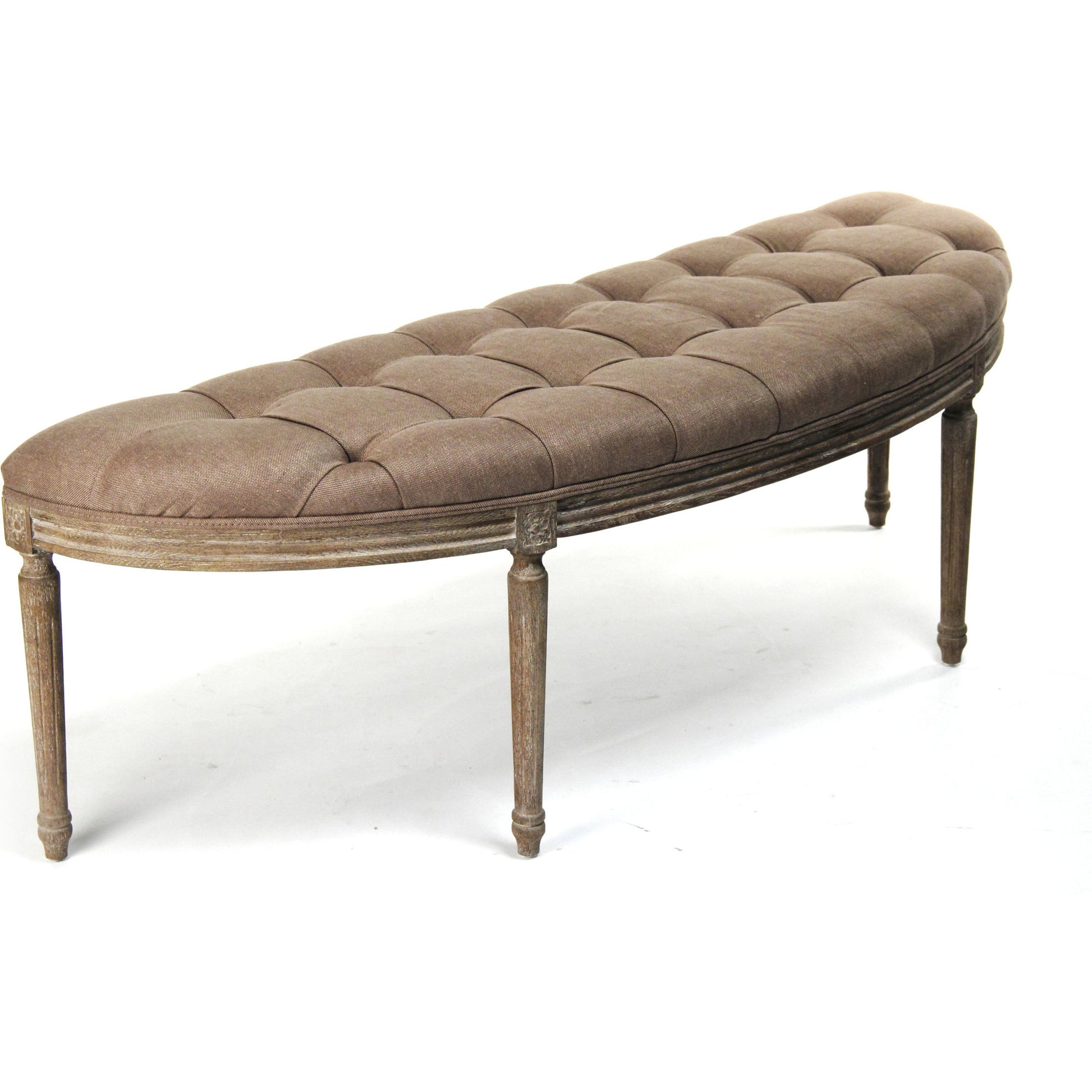 Louis Curve Bench by Zentique. Made from unique in a traditional style.