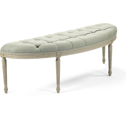 Louis Curve Bench by Zentique. Made from unique in a traditional style.