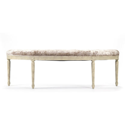Louis Curve Bench by Zentique. Made from unique in a traditional style.
